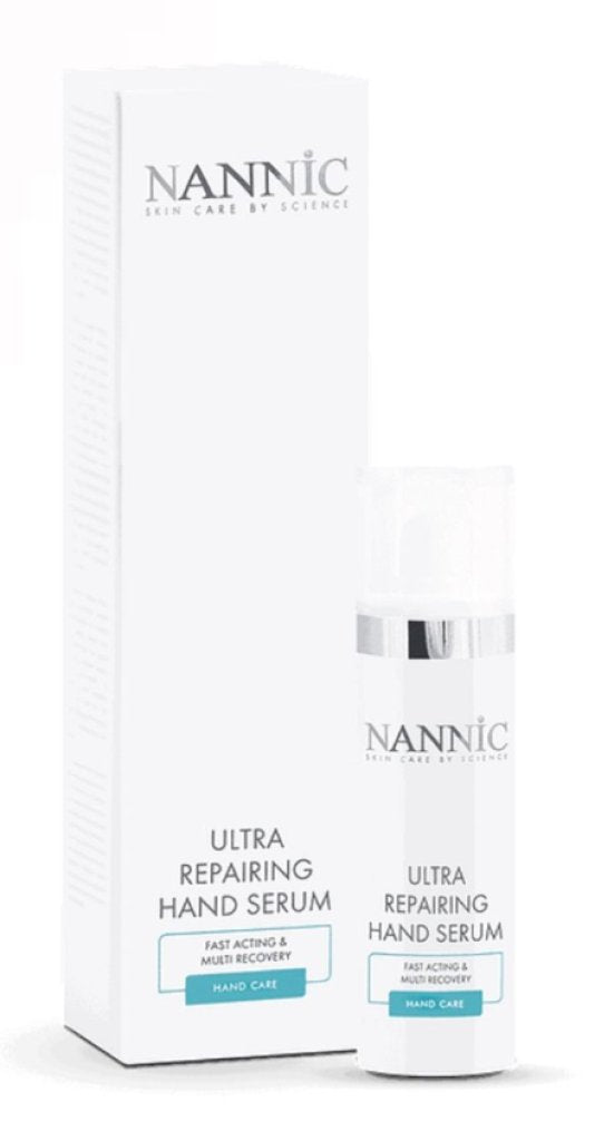 Ultra Repairing Hand Serum 30 ml bevat 2x Biologisch afbreekbare nitril handschoenen maat M/L