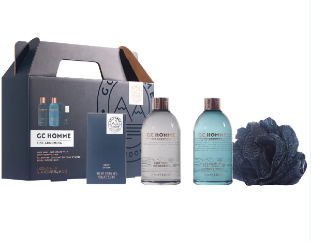 The Luxury Bathing - Xmas Set Body Wash + Hair & Beard Wash + Soap + Body Polisher