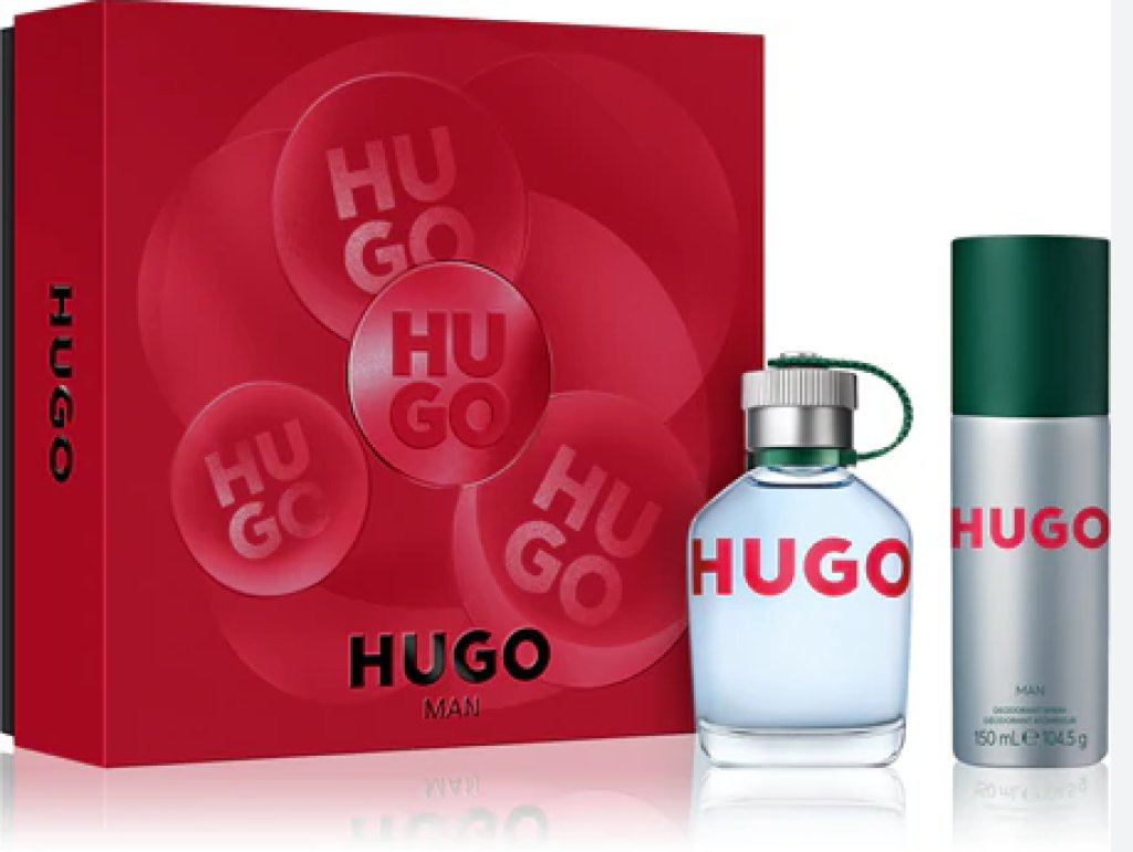 Geschenkset Hugo Man EDT 75ml + Deo spray 150ml