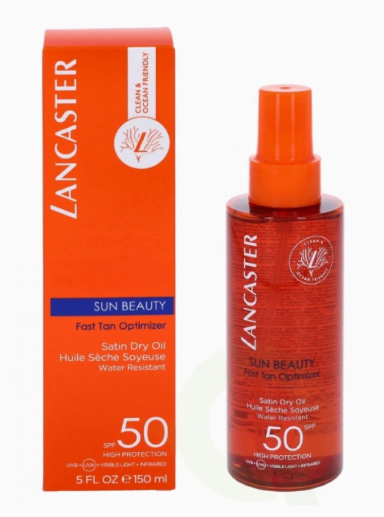 LANCASTER - Sun Beauty Fast Tan Optimizer Satin Dry Oil SPF 50 - 150ml