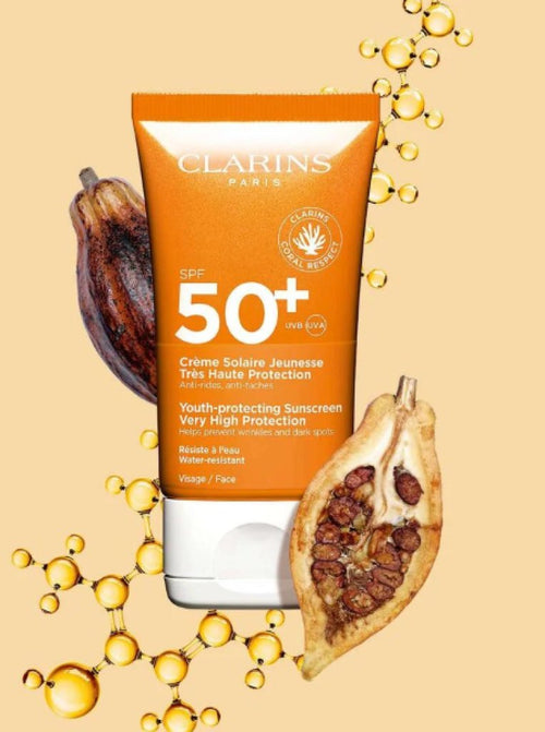 Clarins - Youth-Protecting Sunscreen Face High-Protection Water-Resistant SPF 50 - 50ml