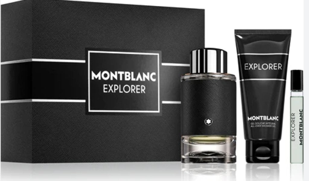 Geschenkset Montblanc Explorer Pour Homme - EDP 100ml + EDP 7.5ml + Douchegel