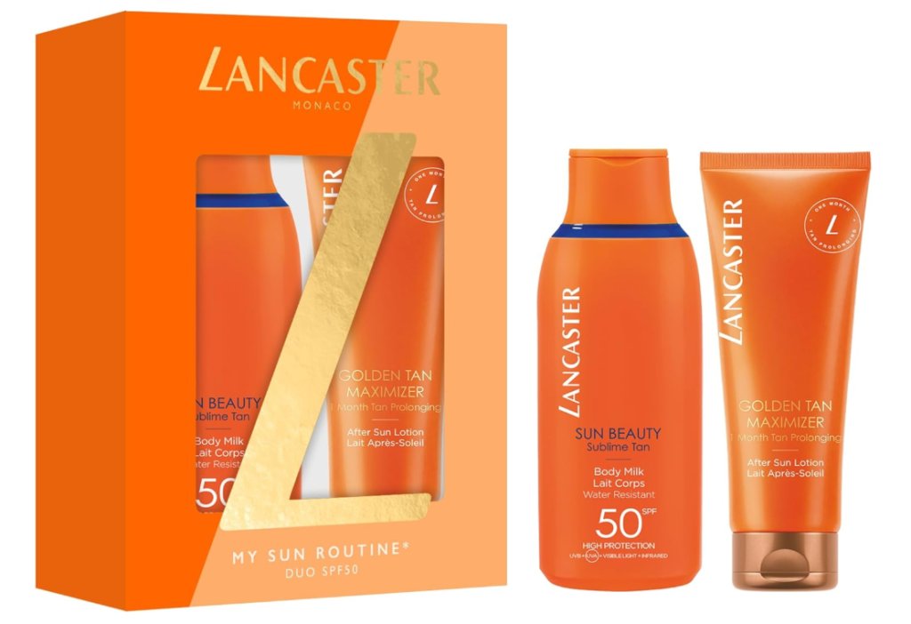 LANCASTER - My Sun Routine Sun Beauty Body Milk SPF 50 - 175ml + Golden Tan Maximizer After Sun Lotion - 125ml
